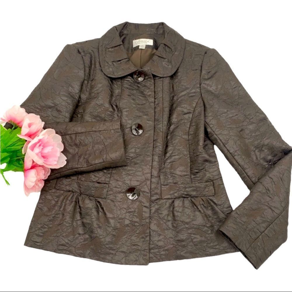Conrad C Textured Light Jacket Size 4